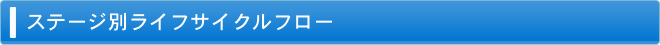 ステージ別ライフサイクルフロー